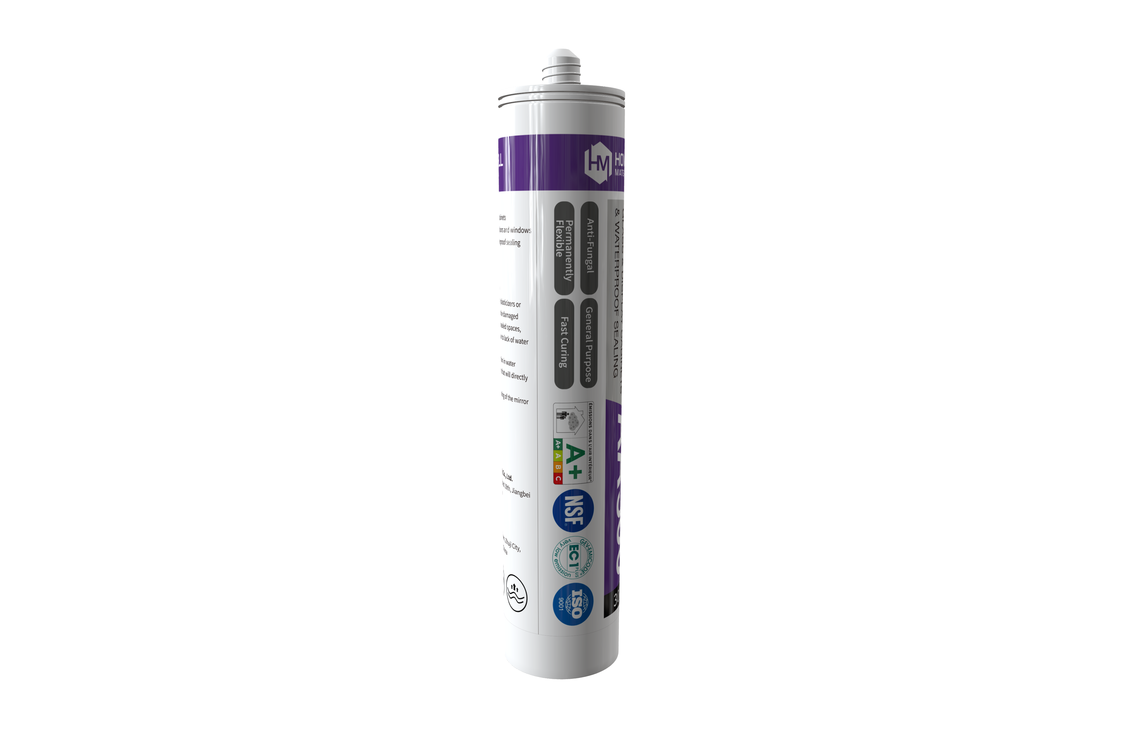 AA500F الغرض العام أسيتوكسي علاج سائل السيليكون